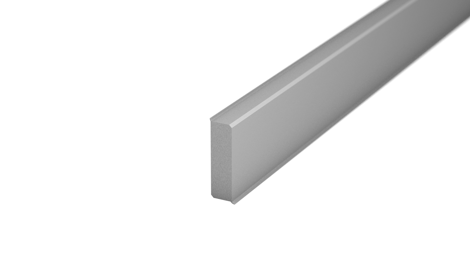 Hard foam skirting board TONDO - 40mm - Grey Hard foam skirting board TONDO - 40mm - Grey