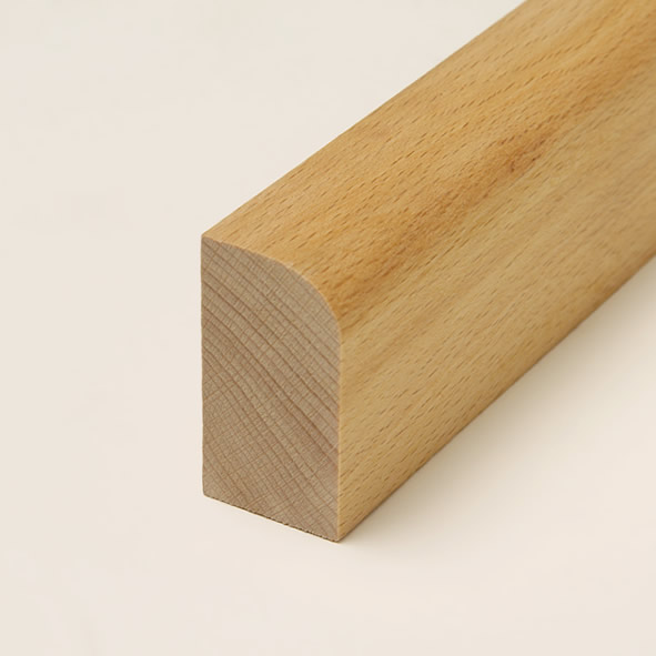 solid wood skirting 40mm with rounded front edge oiled beech solid wood skirting 40mm with rounded front edge oiled beech