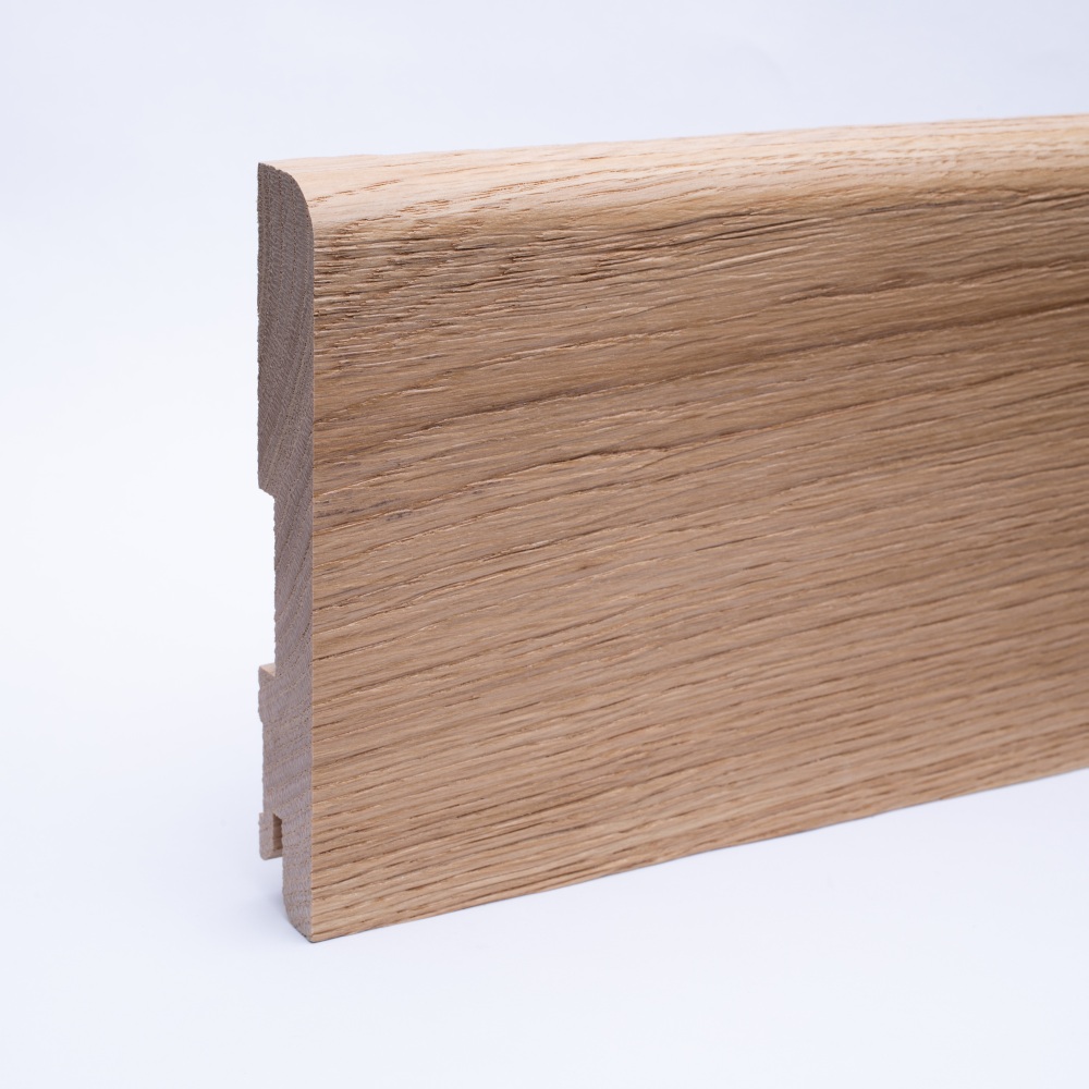 solid wood skirting 120mm with rounded front edge varnished oak solid wood skirting 120mm with rounded front edge varnished oak