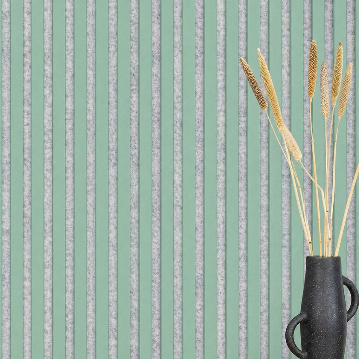 Acoustic+ Acoustic Panel Mint 400 x 400 mm - Acoustic Felt Gray