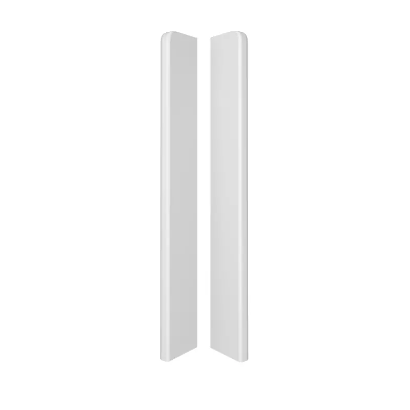 Right / left end for Espumo ESP501 skirting board in white