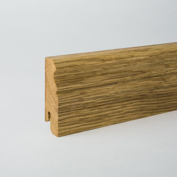 Sockelleiste Berliner Profil 80mm - Eiche geölt
