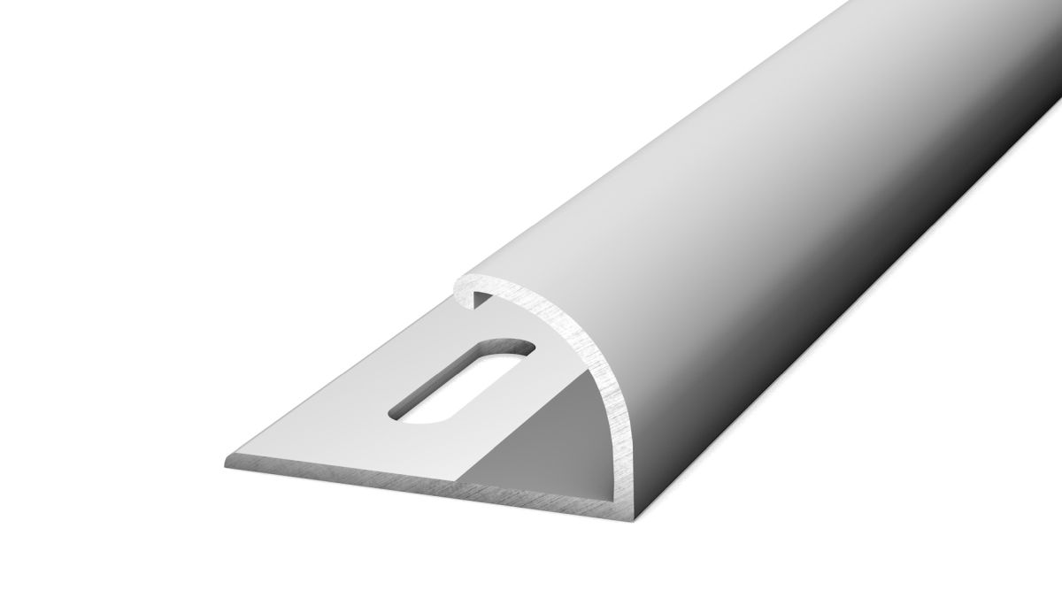 Prinz Abschlussprofil 25 x 13,2 mm - Nr. 140 - Silber - 100 cm