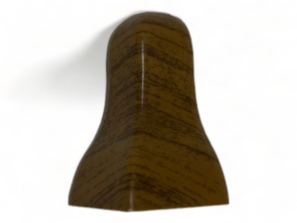 Außenecke für Kunststoff Sockelleiste 21 x 48 x 2.500 Eiche Rustikal