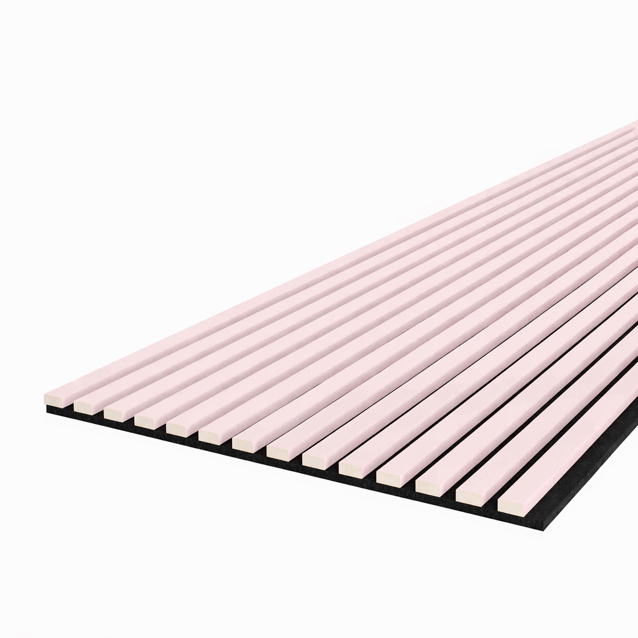 Acoustic+ Acoustic Panel Rose 2400 x 600 mm - Acoustic Felt Black