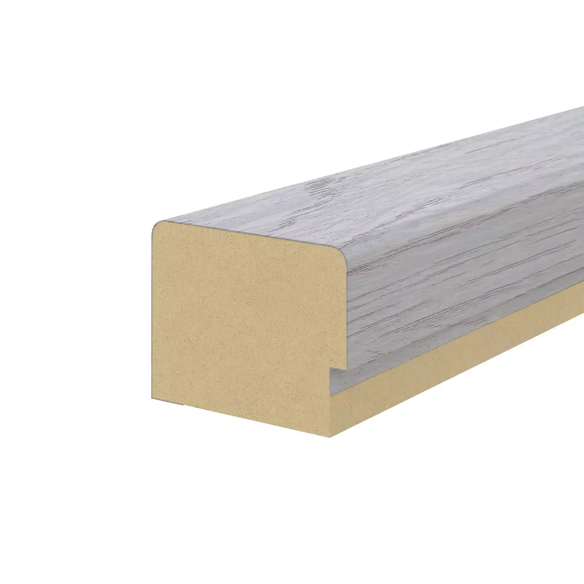 Abschlussleiste für Akustikpaneele 400 x 2600 mm -  Eiche Vintage