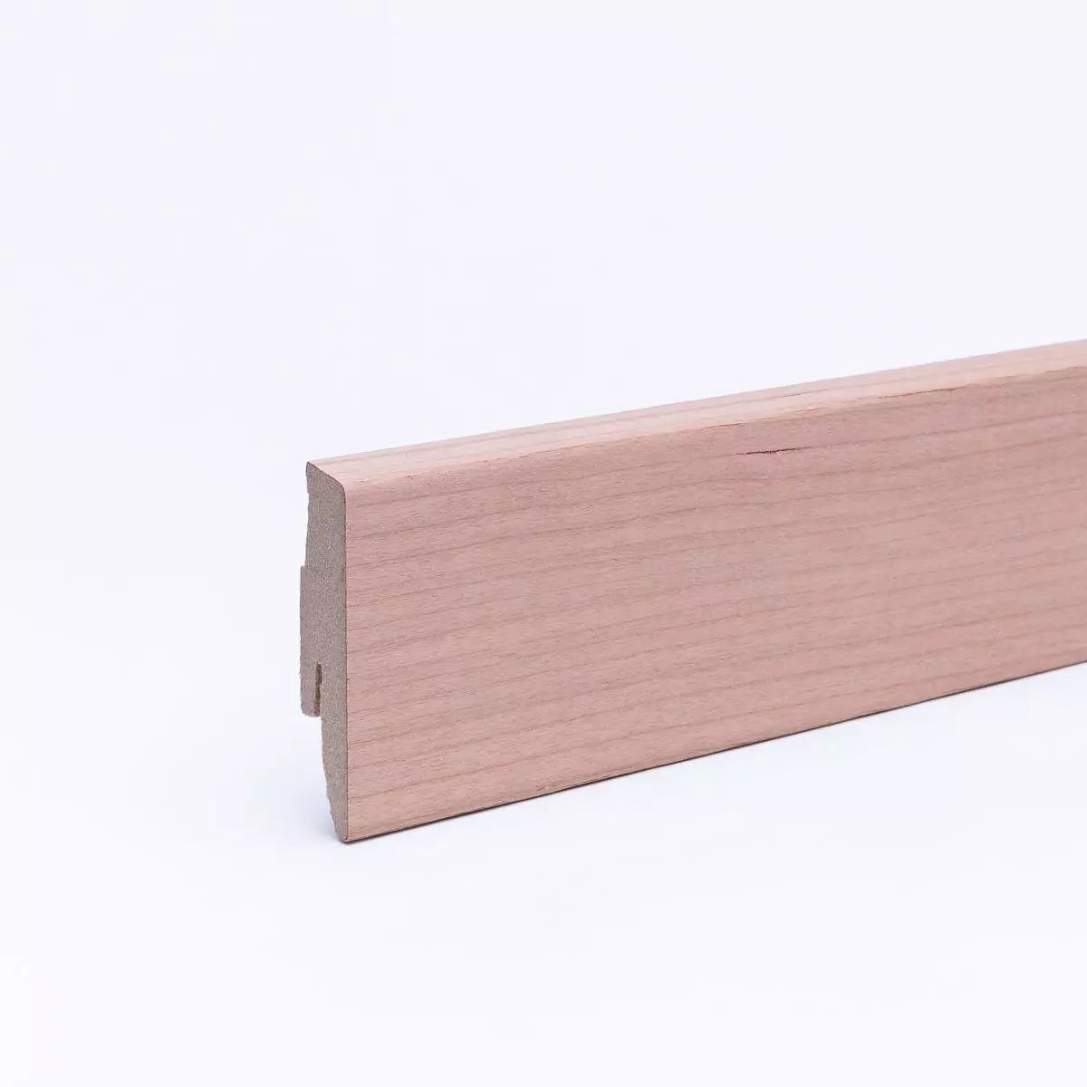 Furnier-Sockelleiste 60 mm Kirschbaum roh