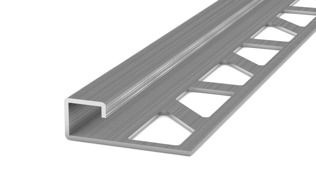 Prinz Vierkantprofil 12,5 mm - Nr. 759 - Edelstahl gebürstet - 300 cm