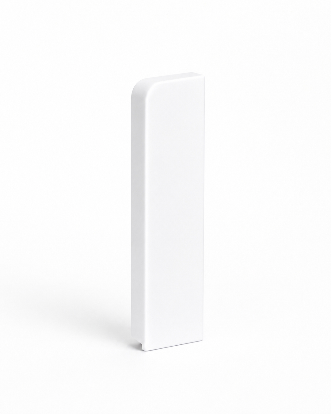 Right end for Prime-Flex strip 75mm white