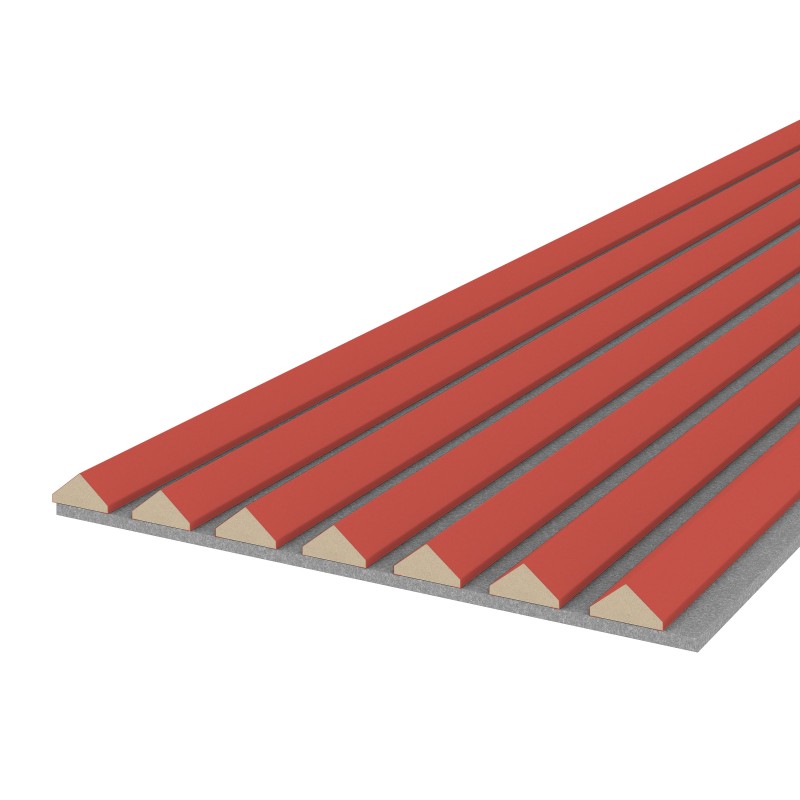 Sample K2 - Coral - Acoustic felt Grey