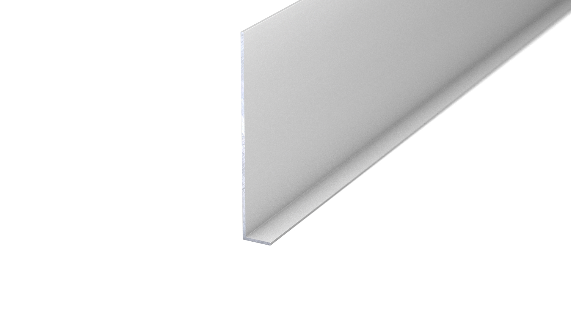 Prinz Winkel-Sockelleiste 14,5 x 100 mm - Nr. 388 - Silber - 250 cm