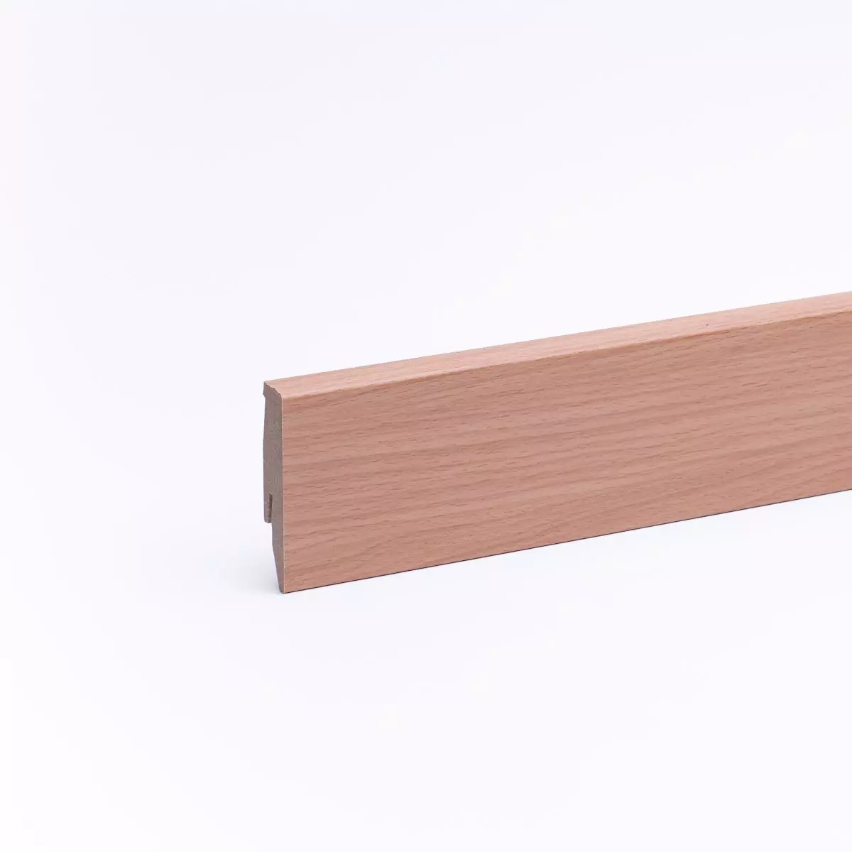 Sockelleiste mit Holzoptik 60mm Buche gebeizt