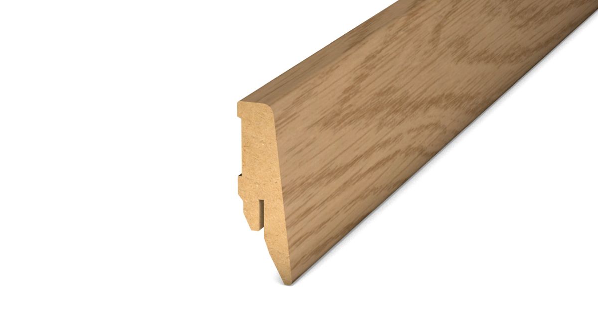 Prinz MDF-Sockelleiste 18 x 58 mm - Nr. 809 - Eiche mittel - 250 cm