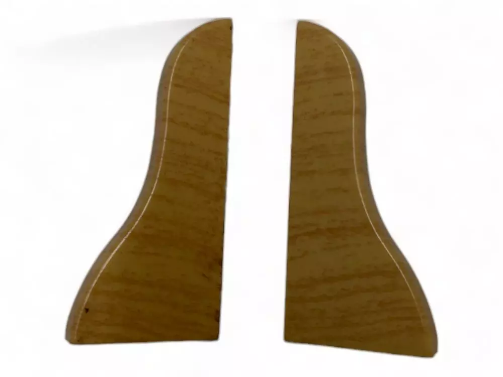 Abschluß links und rechts für Kunststoff Sockelleiste 21 x 48 x 2.500 Kirsche