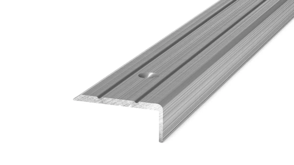 Winkelprofil 24,5 x 10 x 1.000 mm Edelstahl gebürstet - zum Schrauben