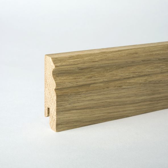 Sockelleiste Berliner Profil 80mm - Eiche roh