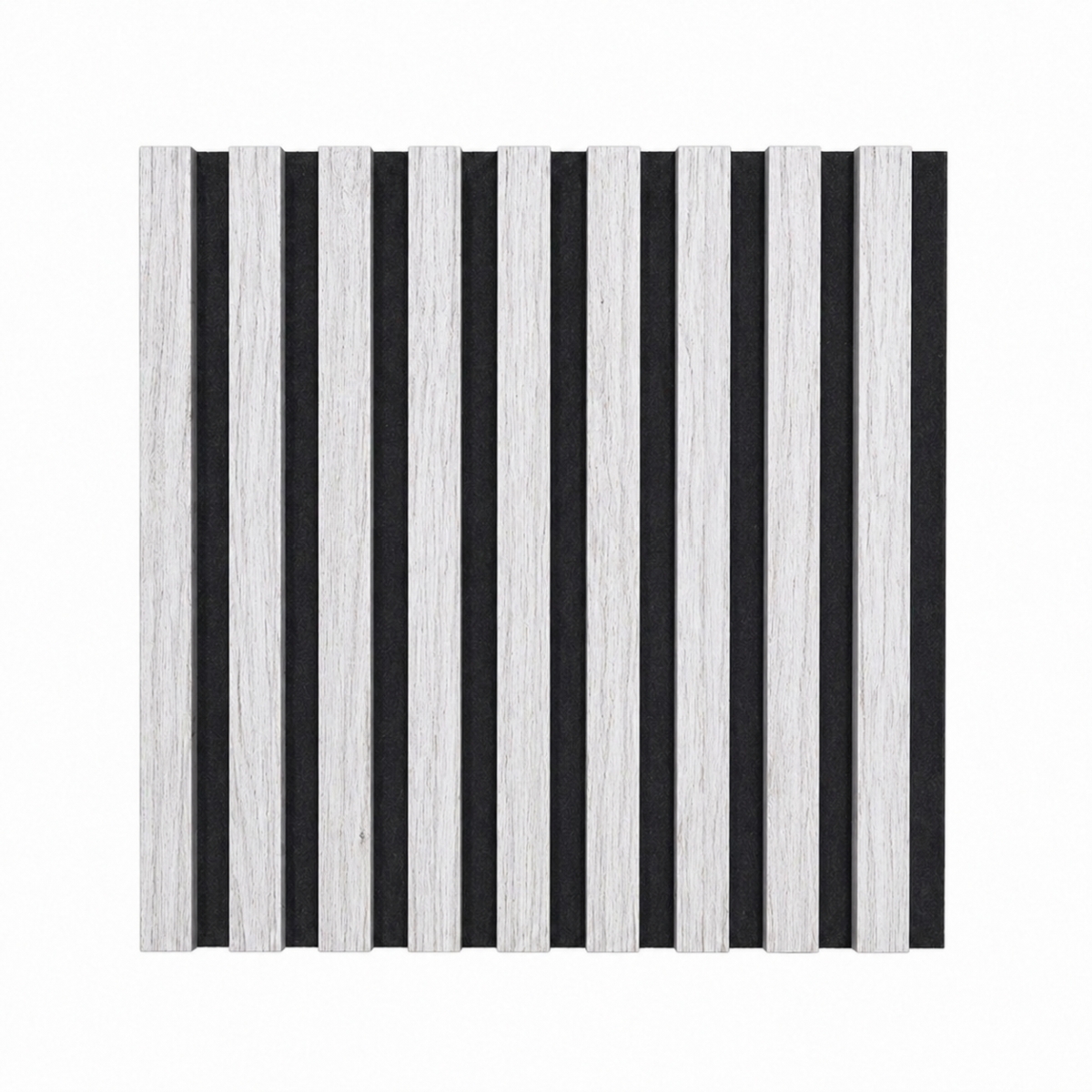 Acoustic+ Akustikpaneel Eiche Vintage 400 x 400 mm - Akustikfilz Schwarz