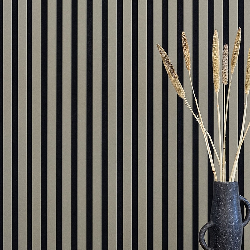 Acoustic+ Acoustic Panel Olive 400 x 400 mm - Acoustic Felt Black