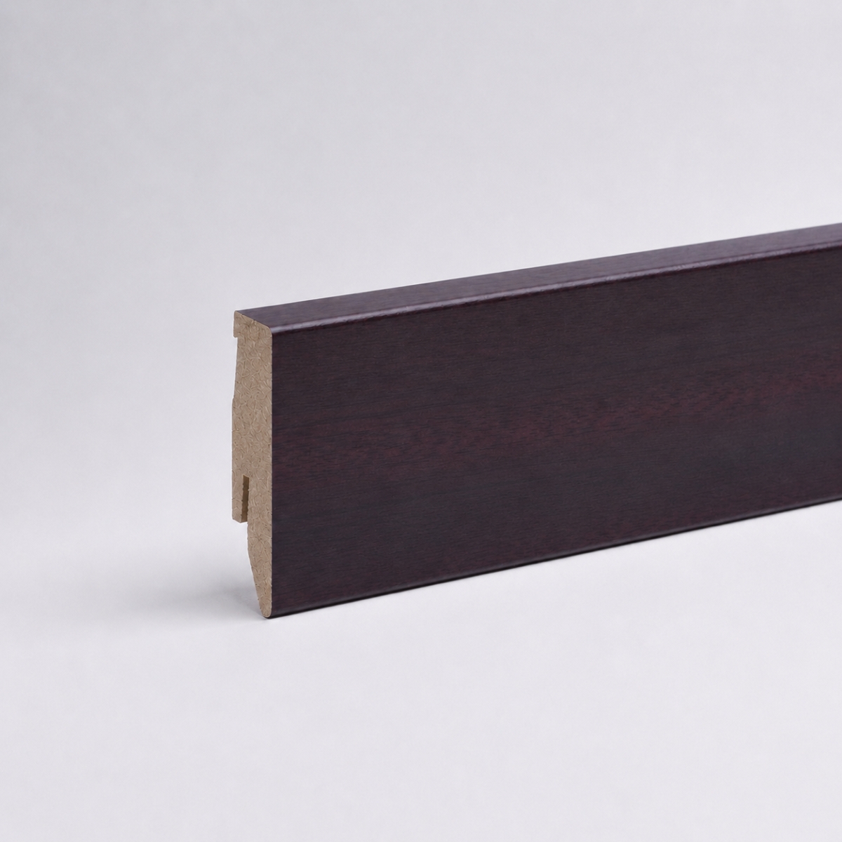 Sockelleiste mit Holzoptik 60 mm Mahagoni