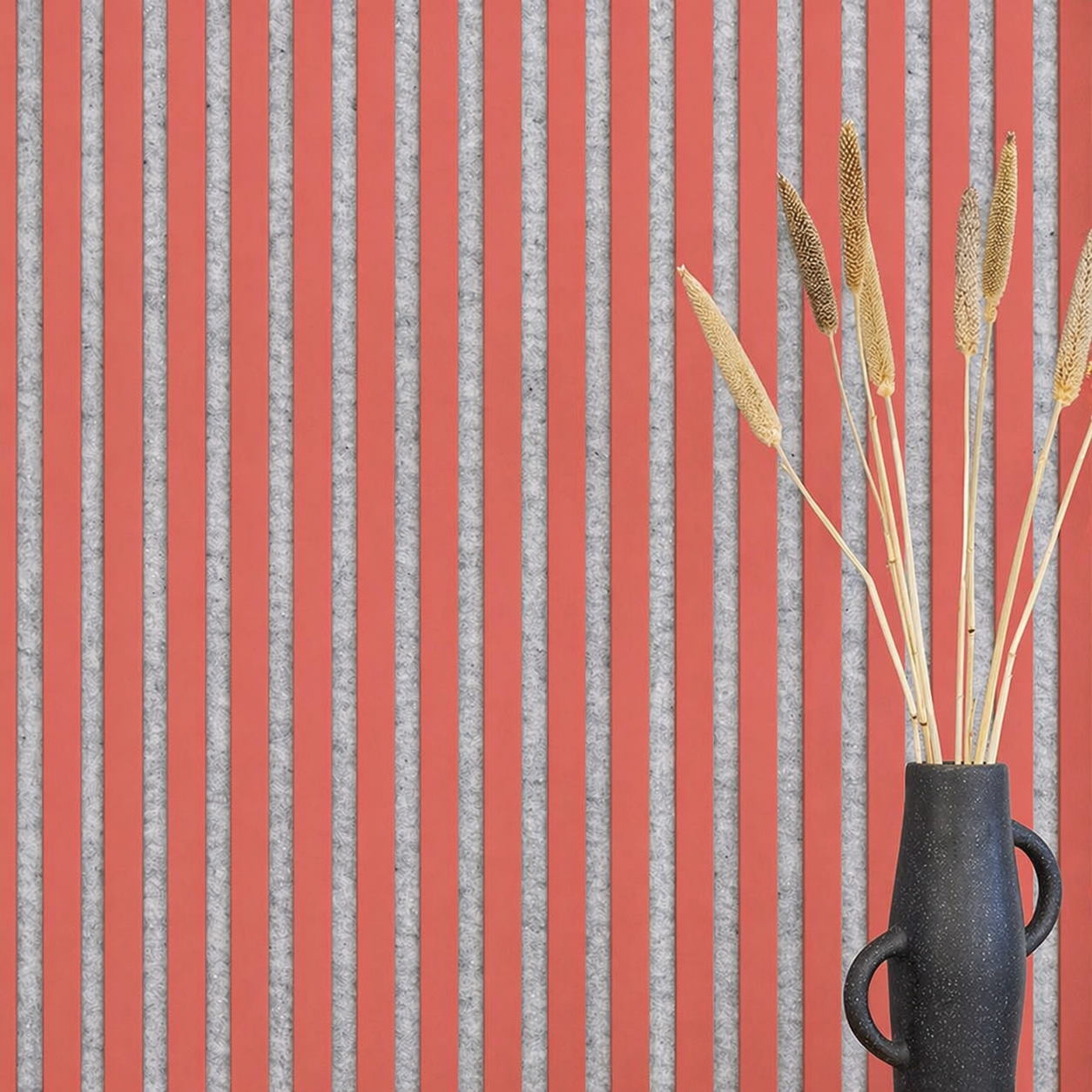 Acoustic+ Acoustic Panel Coral 400 x 400 mm - Acoustic Felt Gray