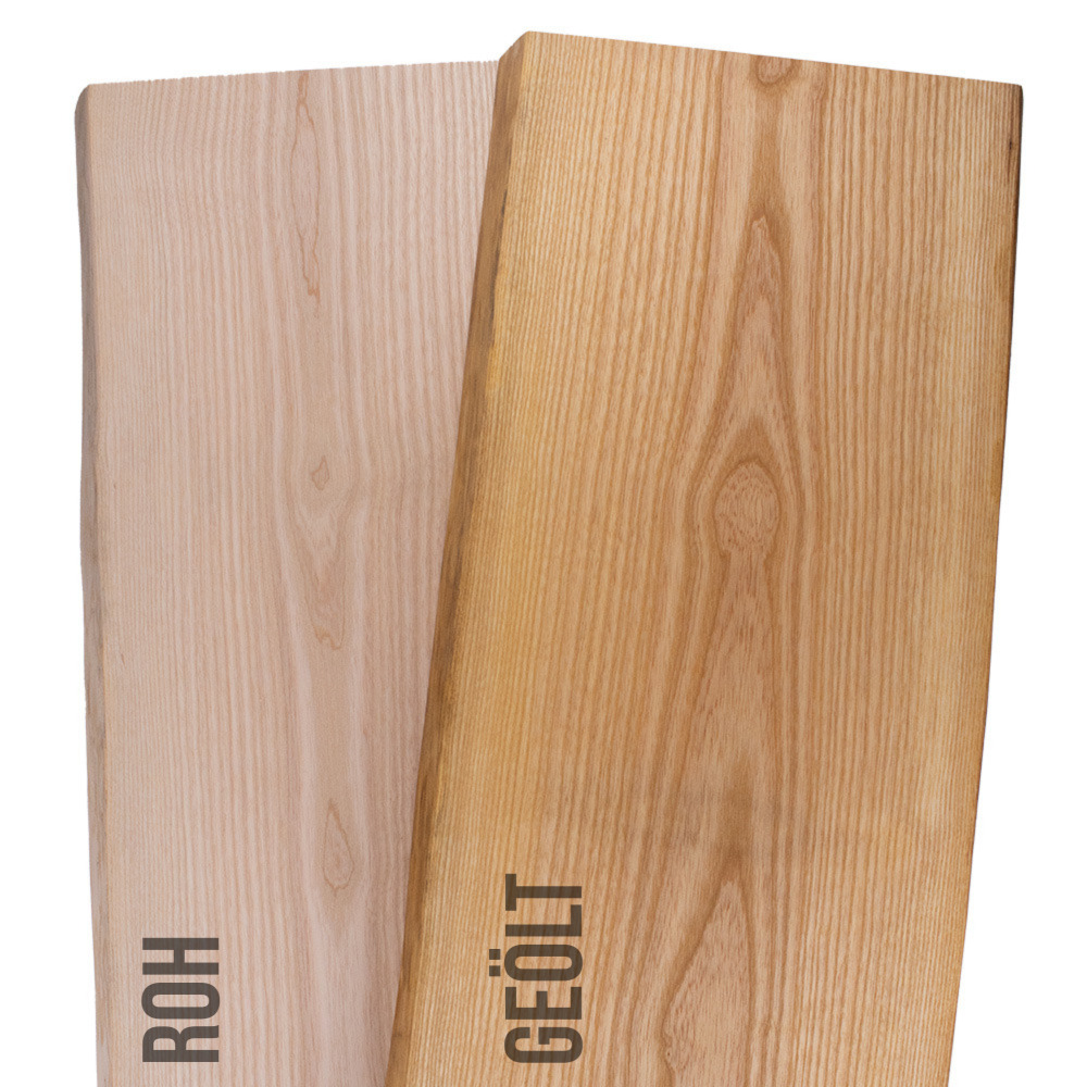 Tree slice, ash board 40 mm solid wood with tree edge - 35 - 40 cm Tree slice, ash board 40 mm solid wood with tree edge - 35 - 40 cm