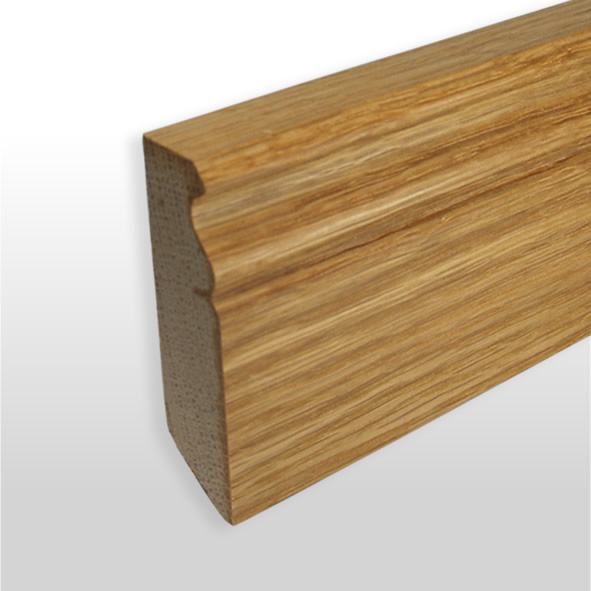 solid wood skirting 80mm with Berlin profile oiled oak solid wood skirting 80mm with Berlin profile oiled oak