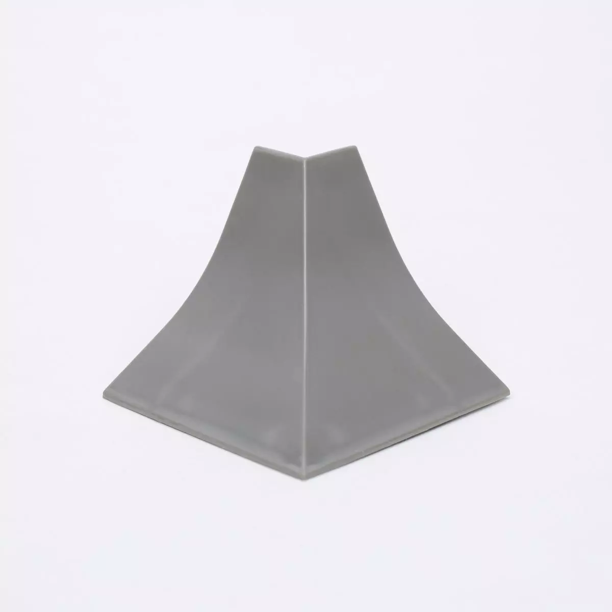 Außenecke für Küchenabschlussleiste 23x23 - Edelstahl Optik / Grau