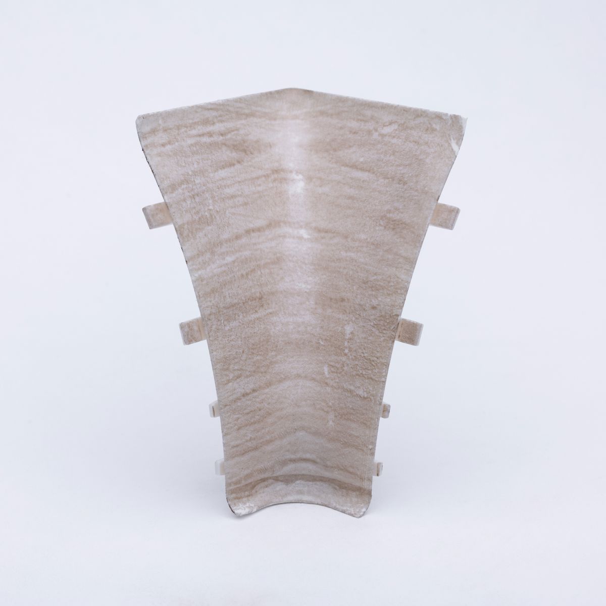 inner corner for Duo-Soft-Flex profiles 65mm Oak White inner corner for Duo-Soft-Flex profiles 65mm Oak White