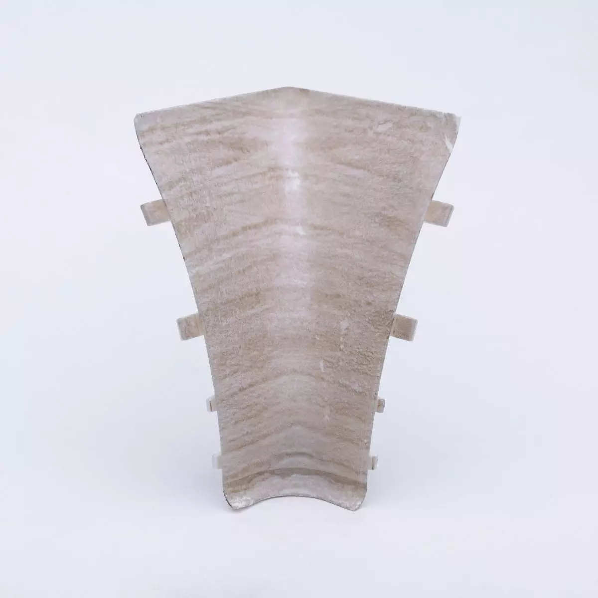 Innenecke für Duo-Soft Flexleiste 65 mm Eiche Weiß