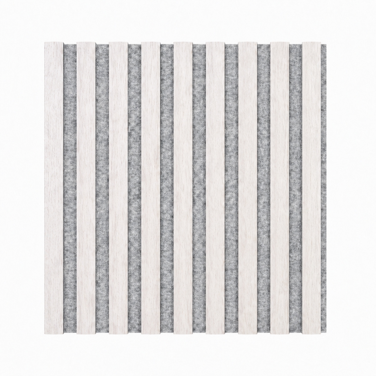 Acoustic+ Akustikpaneel Eiche Vintage 400 x 400 mm - Akustikfilz Grau