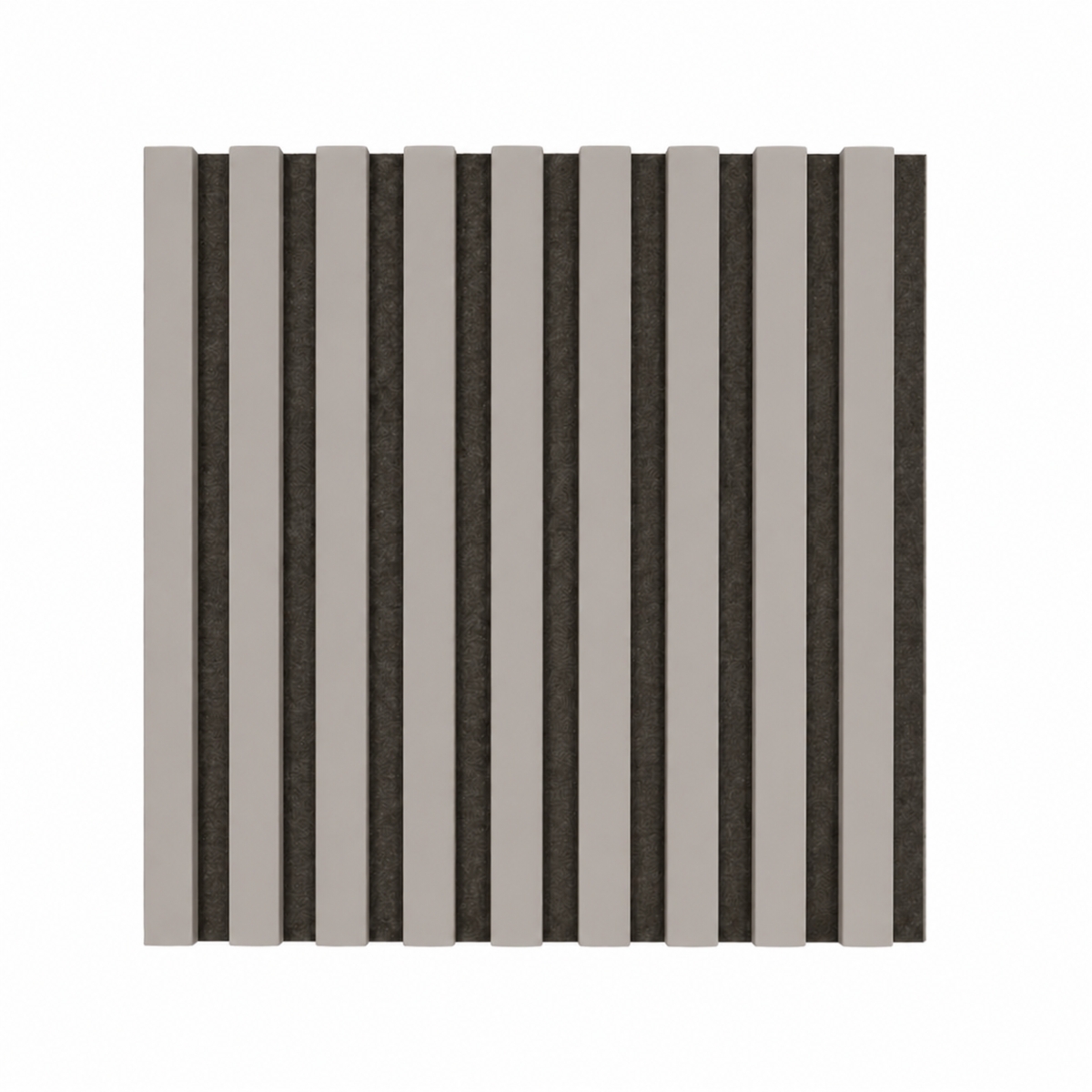 Acoustic+ Akustikpaneel Sandgrau 400 x 400 mm - Akustikfilz Schwarz