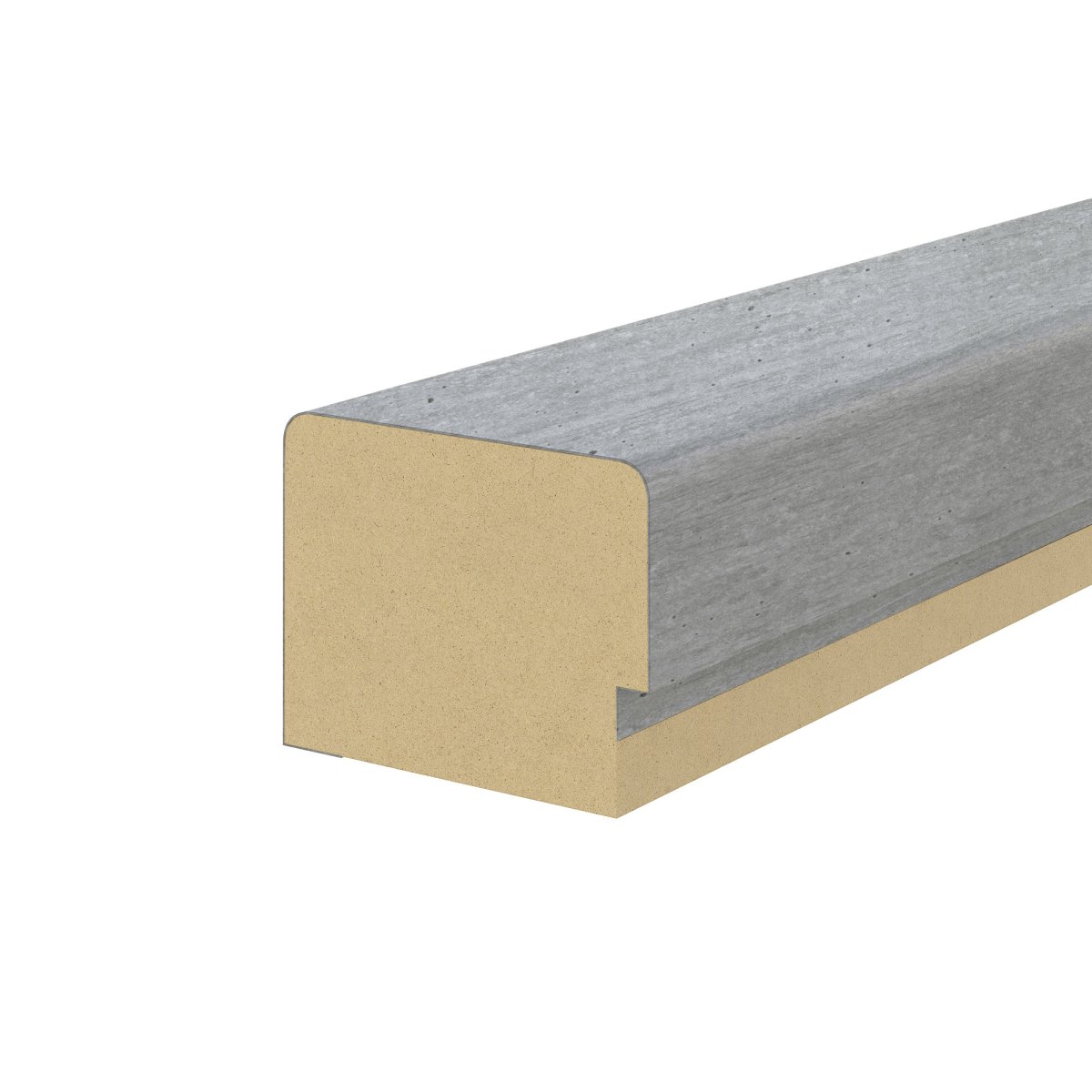 Abschlussleiste für Akustikpaneele 400 x 2600mm -  Beton