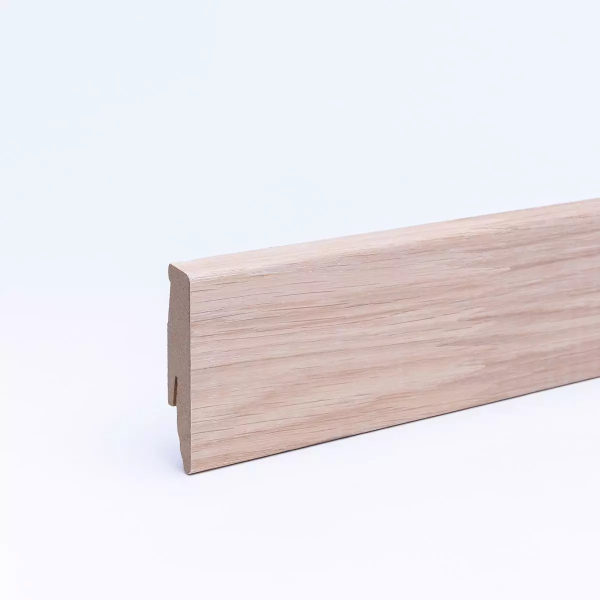 Furnier-Sockelleiste 60 mm Eiche hell geölt