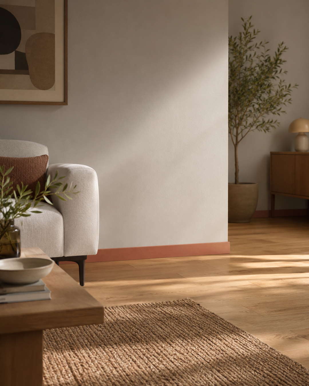 Decor skirting 60 mm copper