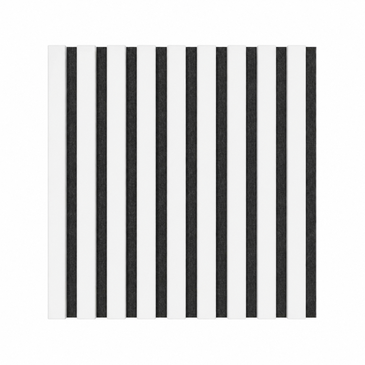 Acoustic+ Akustikpaneel Weiß 400 x 400 mm - Akustikfilz Schwarz