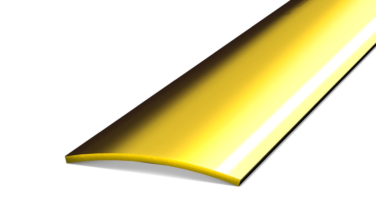 Prinz Übergangsprofil 30 x 1,2 mm - Nr. 125 - Reinmessing - 270 cm