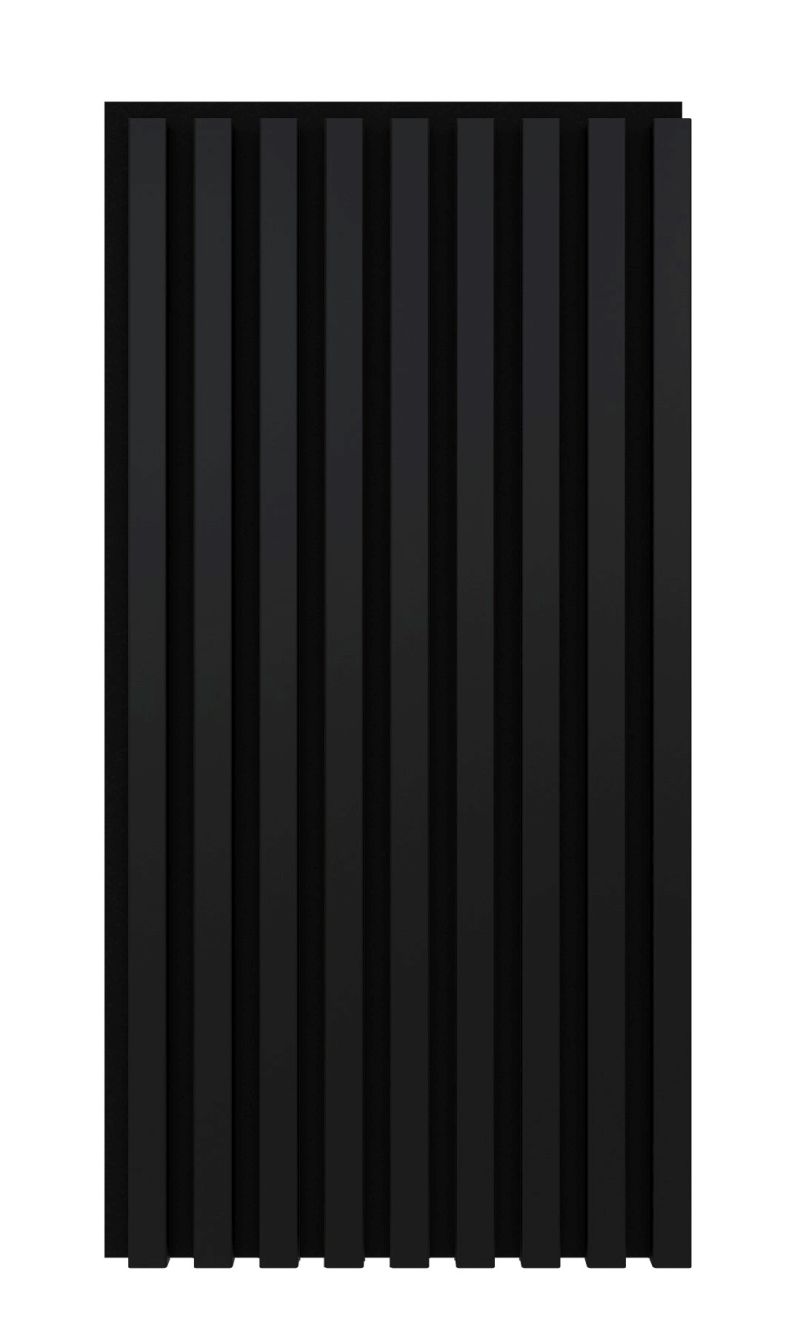 Akustikpaneel 800 x 400 mm Schwarz - Akustikfilz Schwarz - Wandverkleidung
