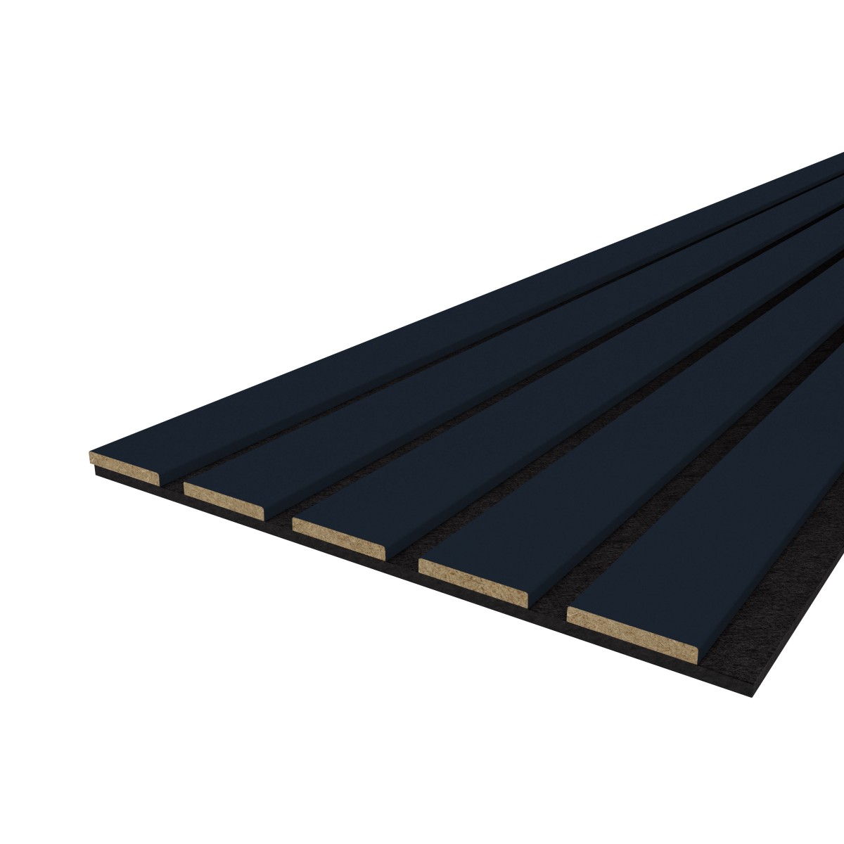 Acoustic panel LX 2600 x 400 mm - Acoustic felt Black - Indigo Acoustic panel LX 2600 x 400 mm - Acoustic felt Black - Indigo