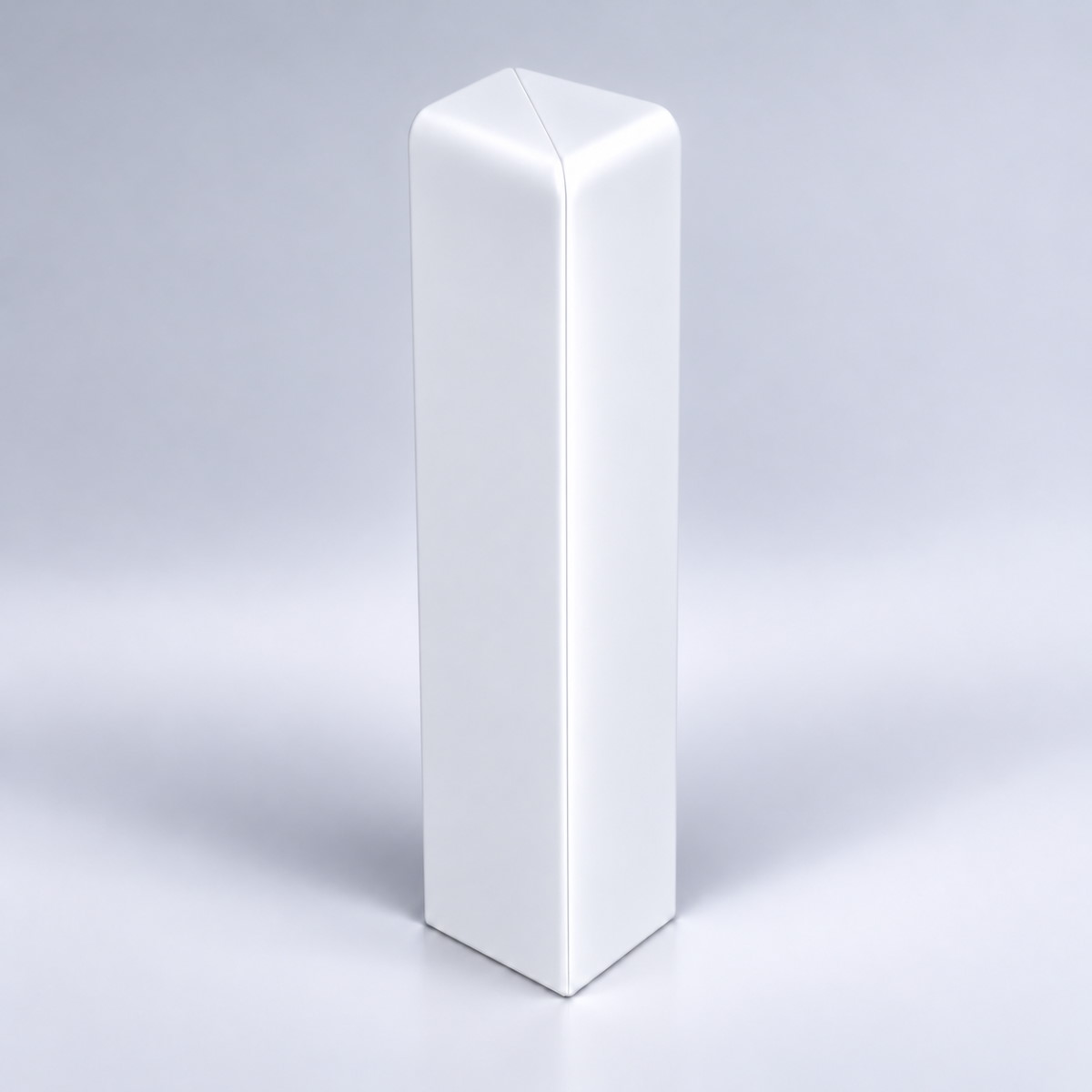 Abschluss für Abdeckleiste 100 mm, Weiß