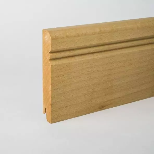 solid wood skirting 120mm with Altreno profile oiled beech