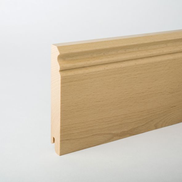 Skirting board Berlin profile 120mm - beech lacquered Skirting board Berlin profile 120mm - beech lacquered