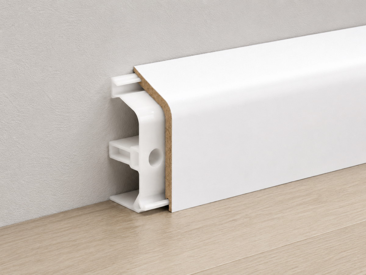 Rohrabdeckleiste 90 x 40 x 2.500 mm - Weiß