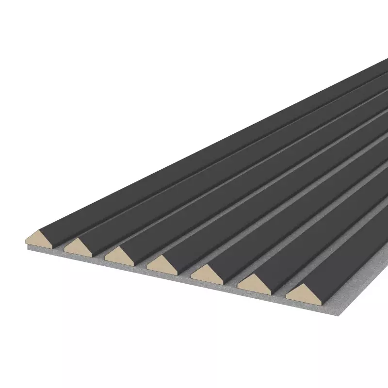 Muster K2 - Grau/Anthrazit - Akustikfilz Grau