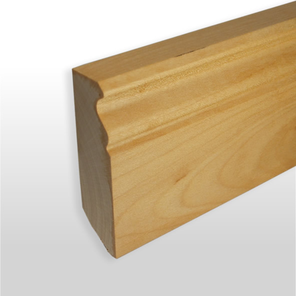 Solid wood skirting 60 mm with Berlin profile oiled maple Solid wood skirting 60 mm with Berlin profile oiled maple