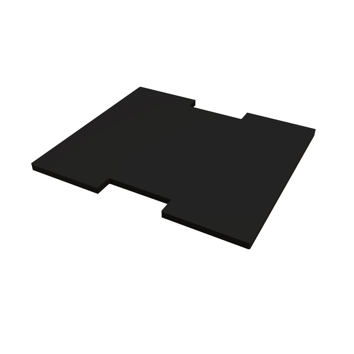 Cube shelf for design room divider - black Cube shelf for design room divider - black
