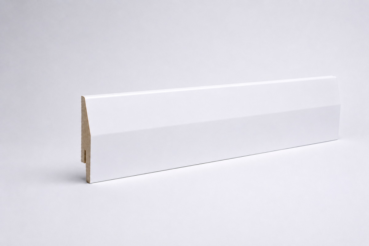 Cologne profile 85 mm MDF - white