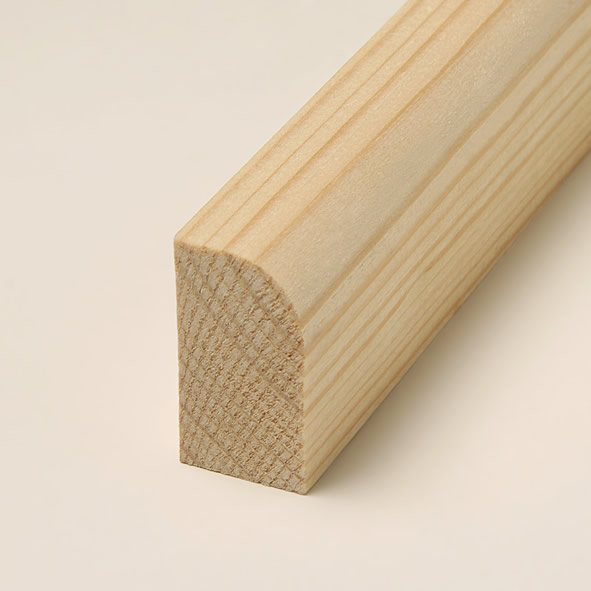 solid wood skirting 40mm with rounded front edge untreated pine solid wood skirting 40mm with rounded front edge untreated pine