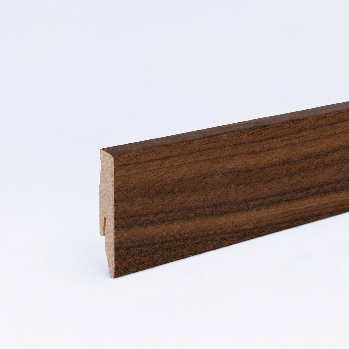 Veneer skirting 60mm oiled walnut