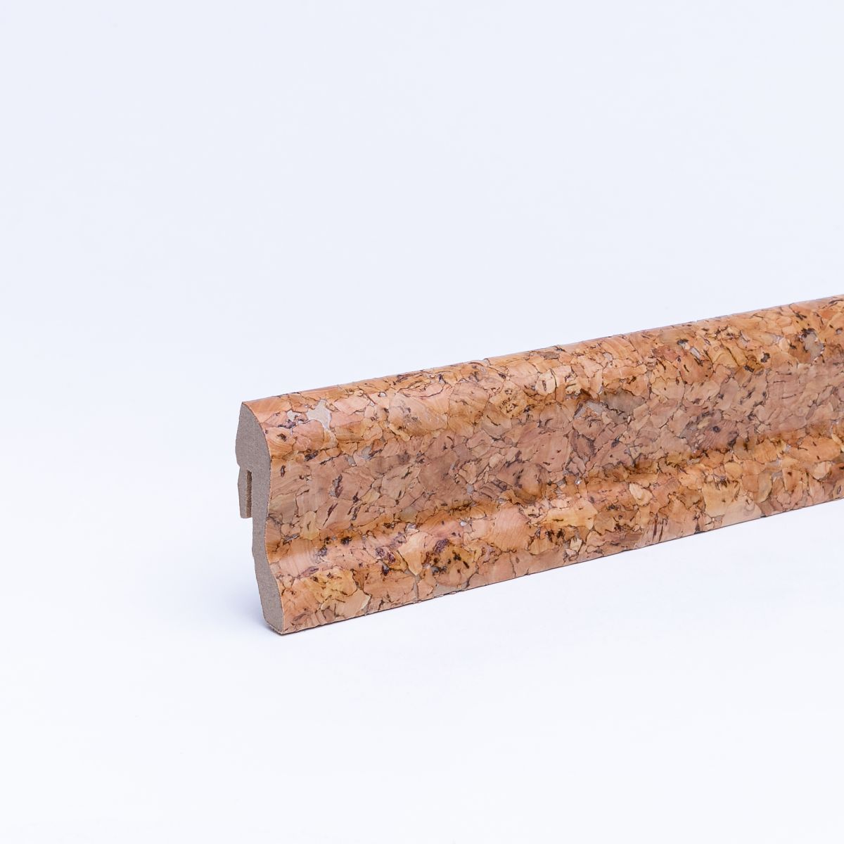 Cork skirting 40mm Cork coarse varnished cork Cork skirting 40mm Cork coarse varnished cork