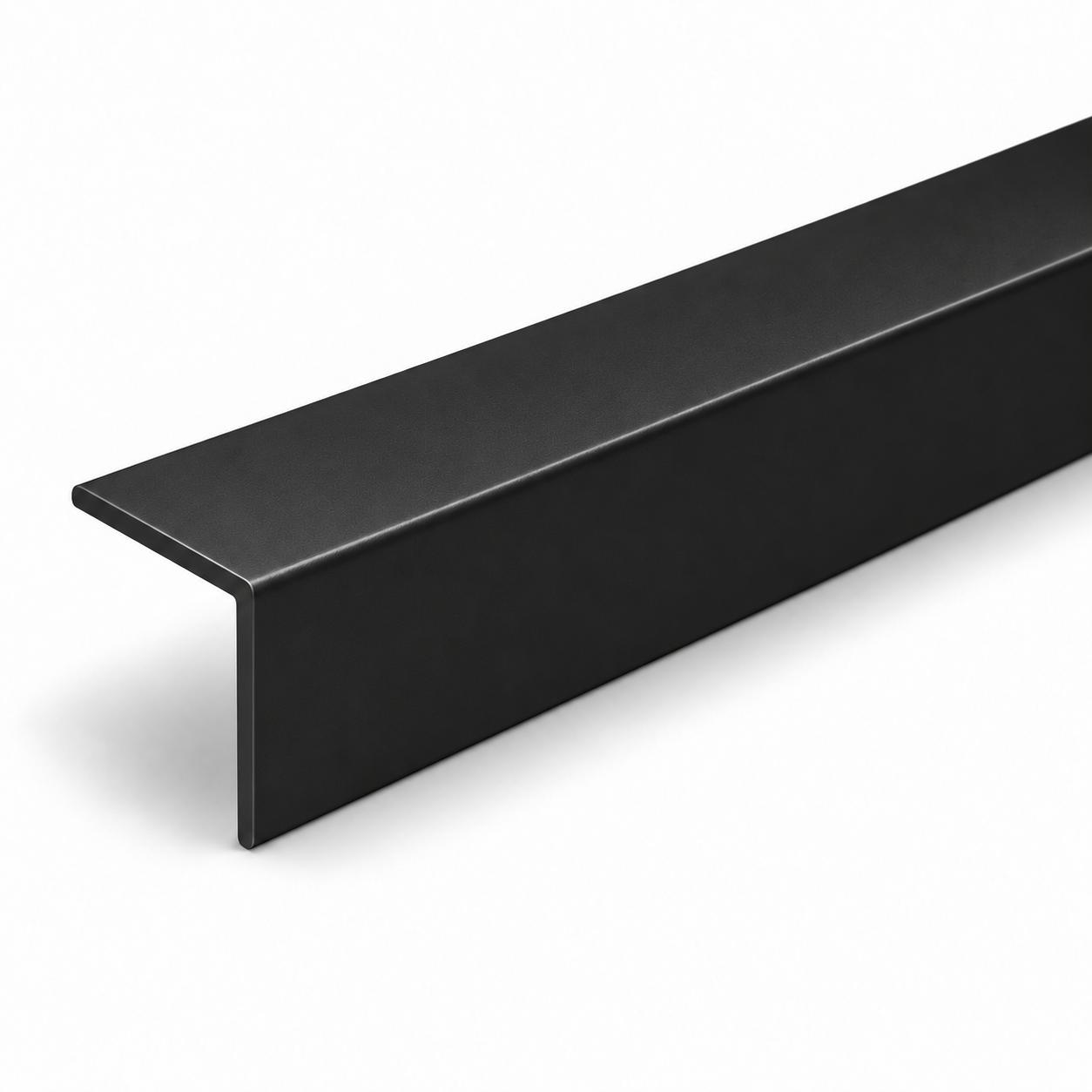 Hart-PVC Winkelprofil 30 x 30 mm - Eckschutzwinkel - 2,5 m - schwarz